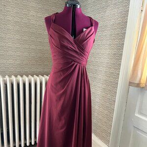 Burgundy Bridesmaid Dress
